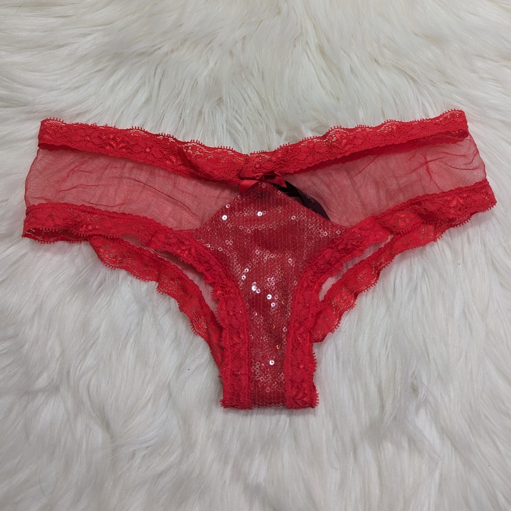 Victoria's Secret Cheeky Sequined Undies in Size Small